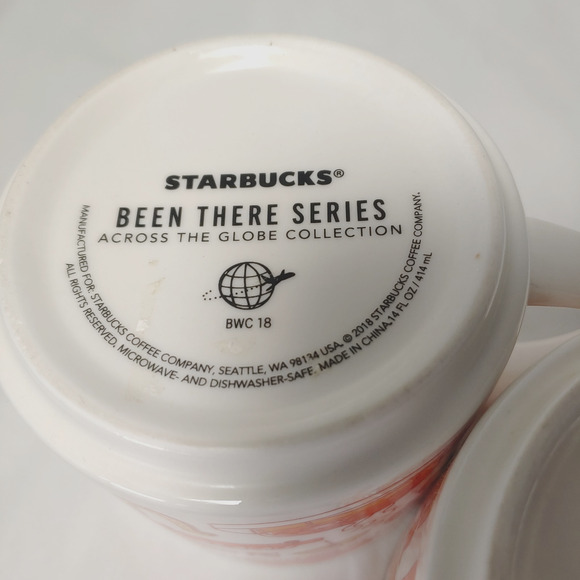 Starbucks Mugs Las Vegas Pair Been There Series 14oz Ceramic Coffee Cup Gift - Picture 10 of 11